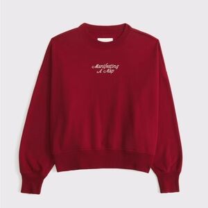 Abercrombie cozy sweatshirt, size S/M